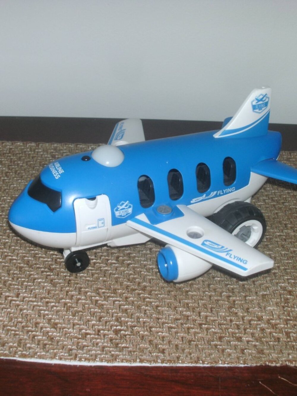 Happy Hues Airplane Plane Aircraft Blue & White DIY Assembly Stem Building Set